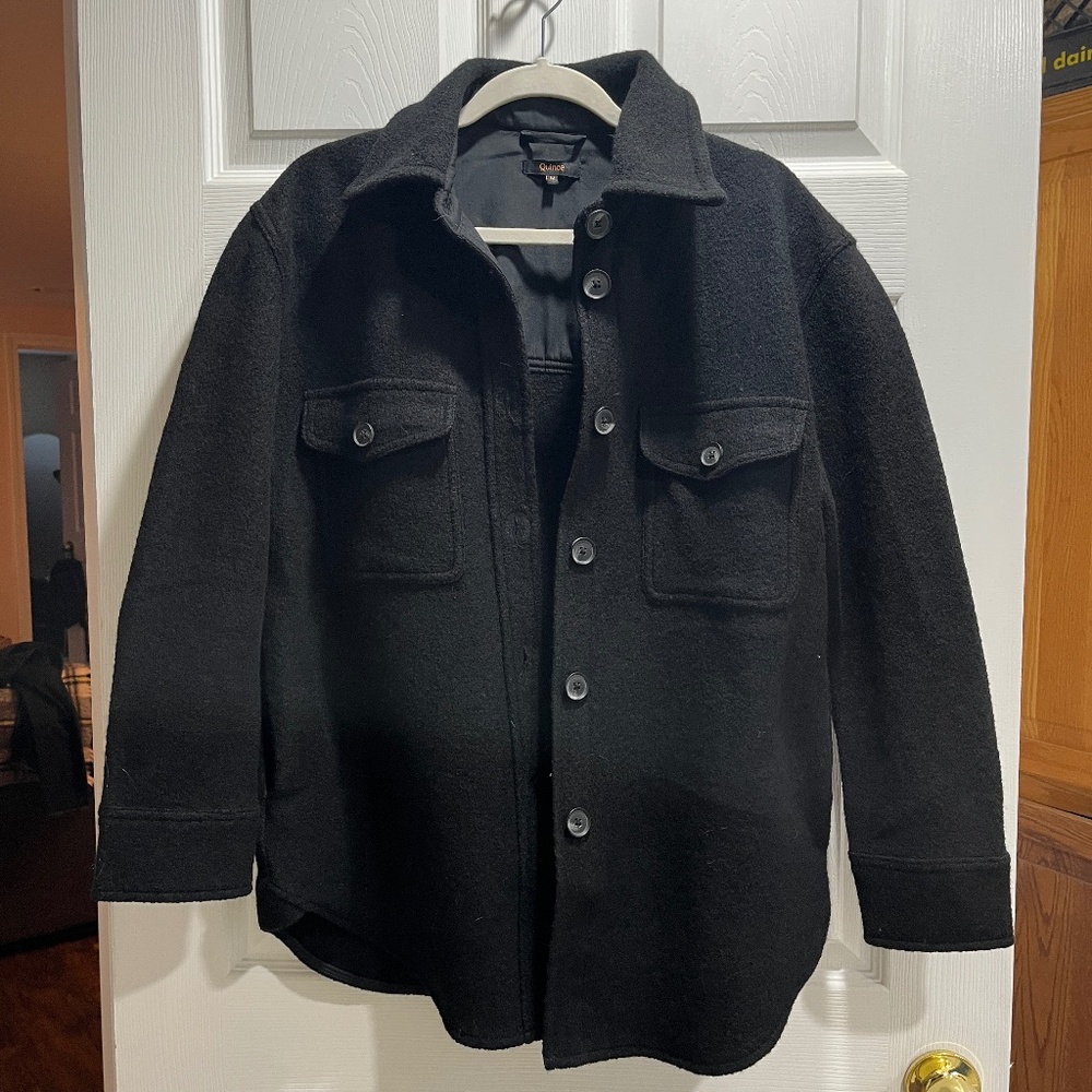 Quince 100% Merino Wool Shirt Jacket